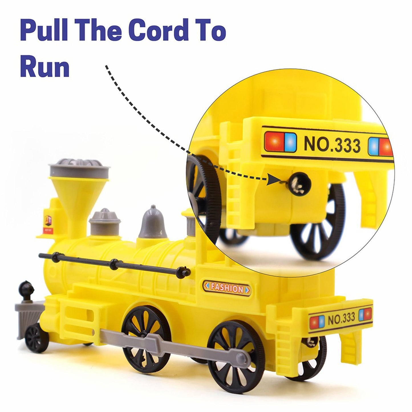 Plastic String Pull Back Train