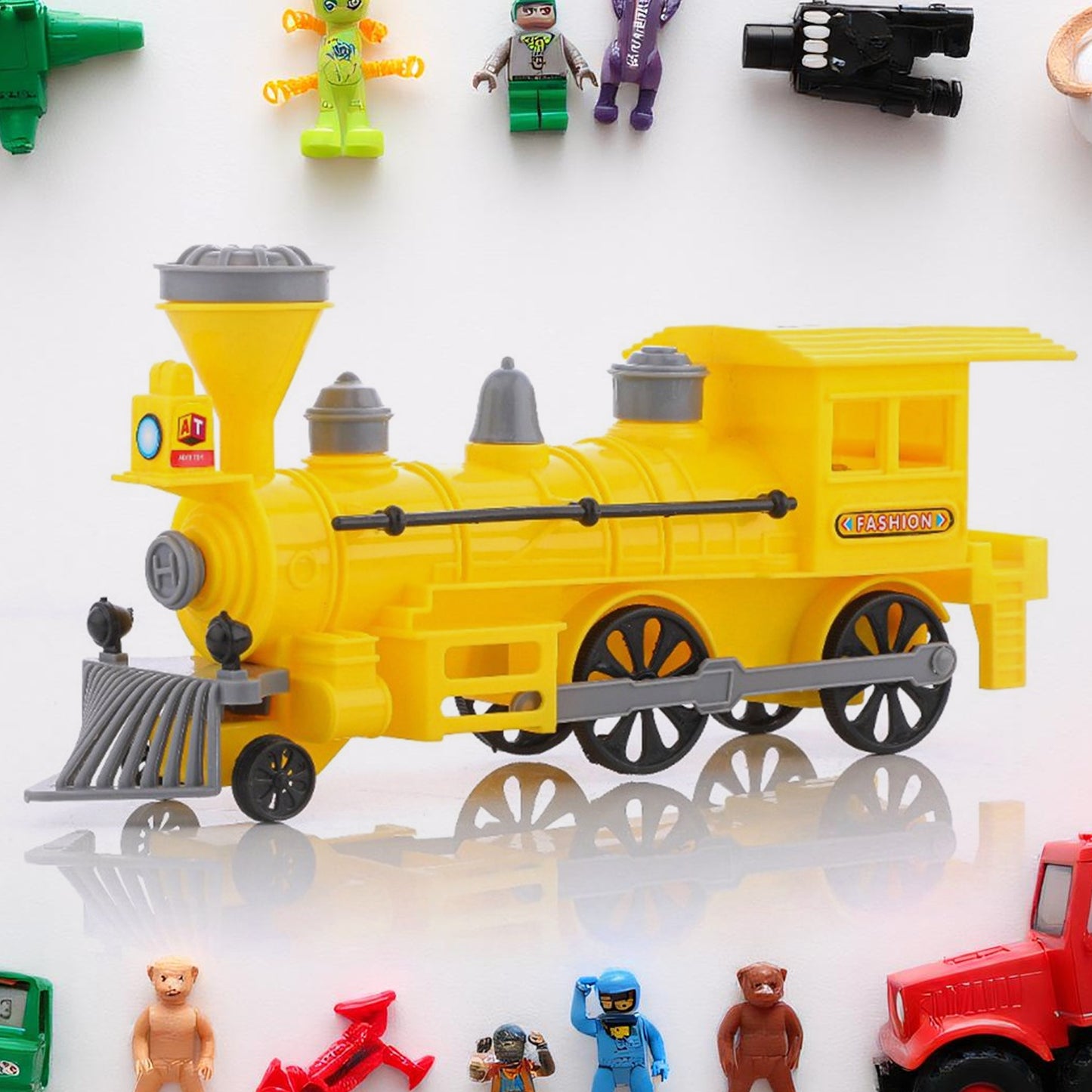 Plastic String Pull Back Train