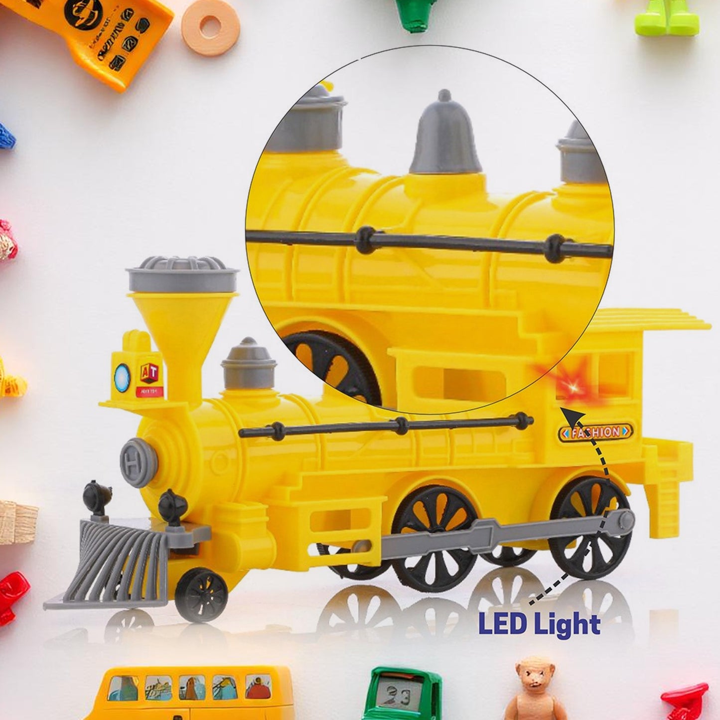 Plastic String Pull Back Train